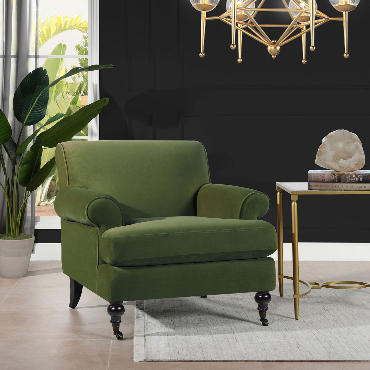 Alana Lawson Accent Chair with Casters