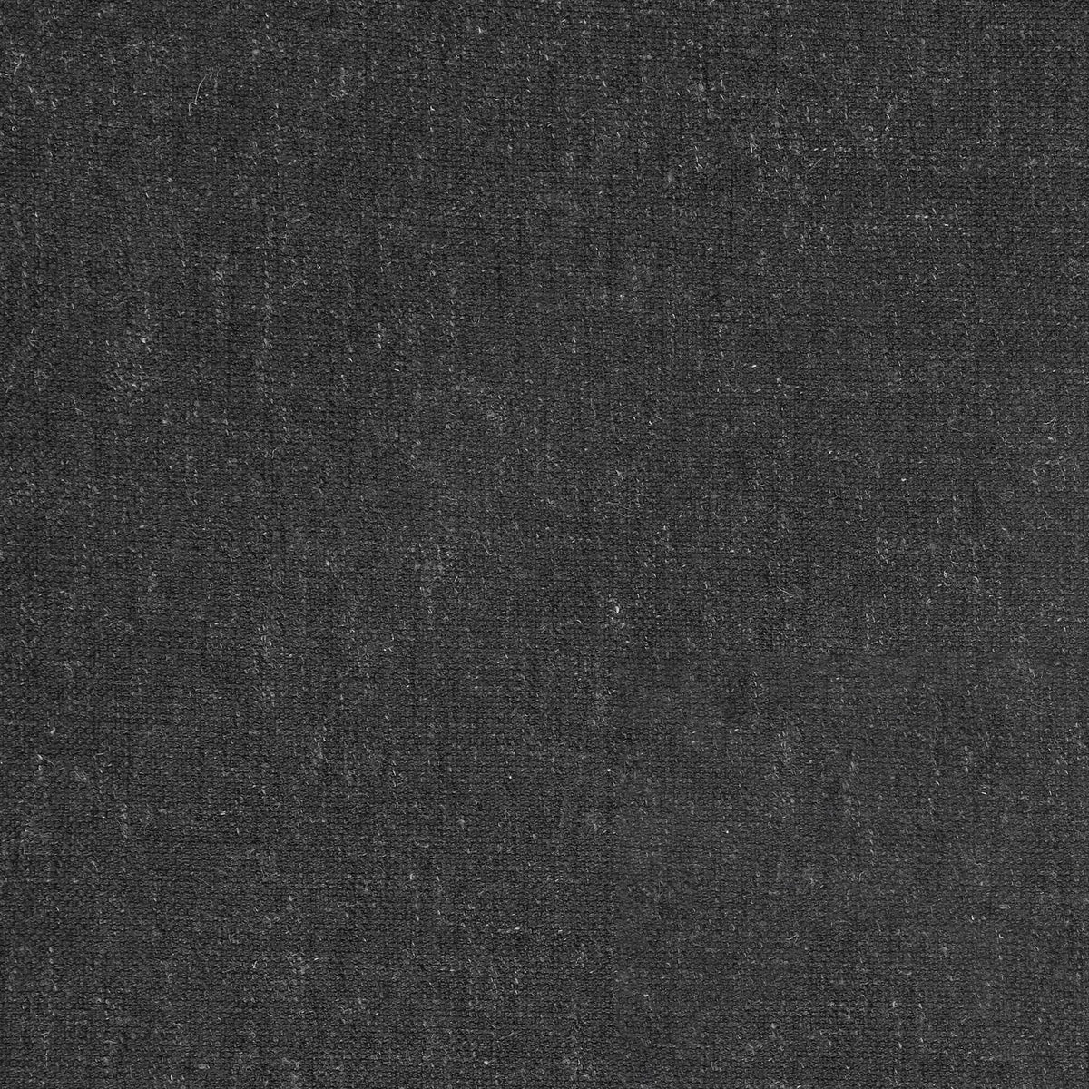 Linen-Blend Modular Ottoman — Charcoal