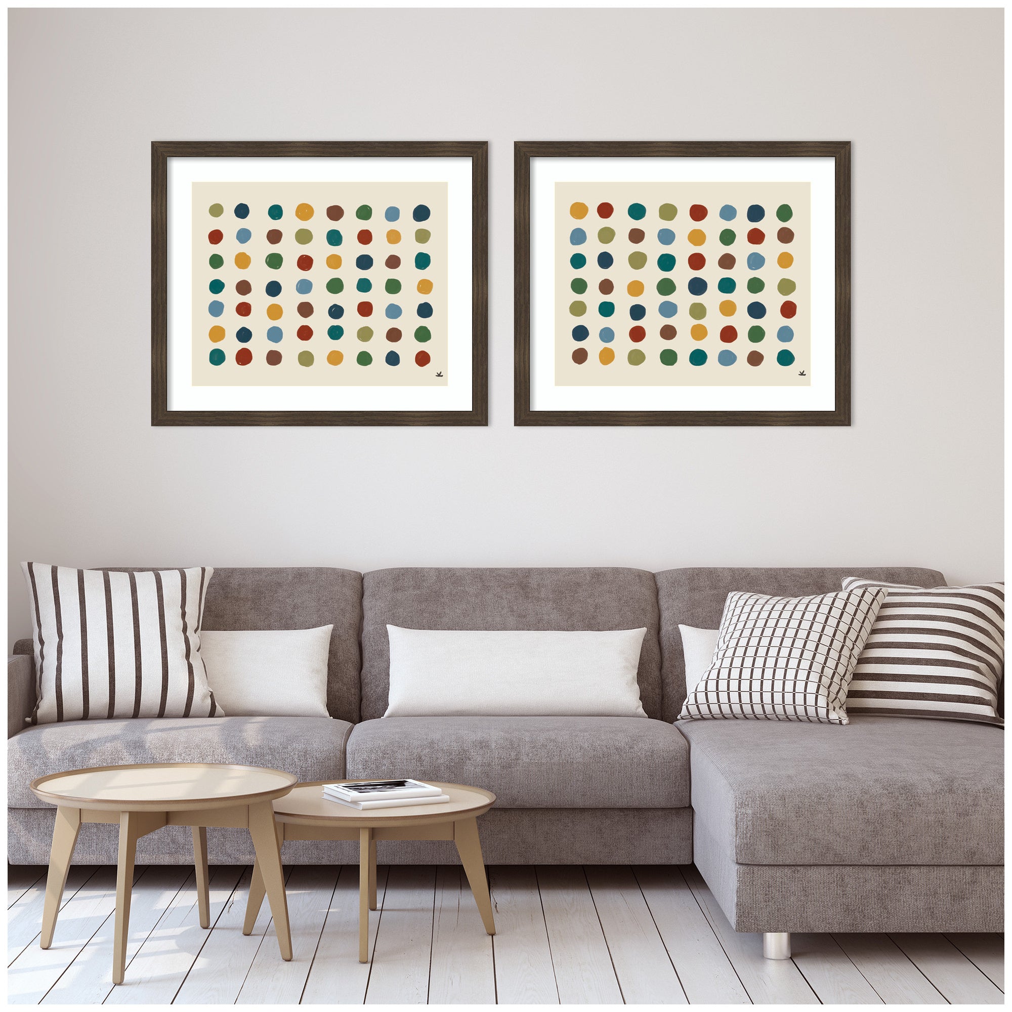 Meditation No. 3 2 Piece Framed Wall Art Print Set by Kelly Knaga