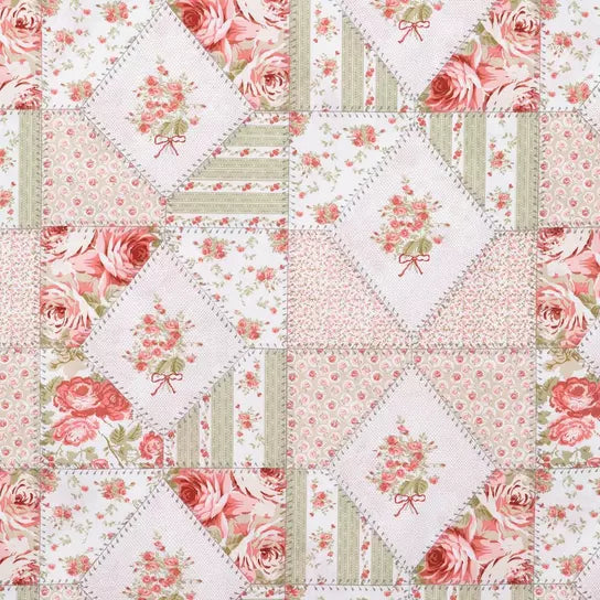 Pink Patchwork Crib Quilted Blanket