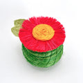 Pink Sunflower Tiny Basket