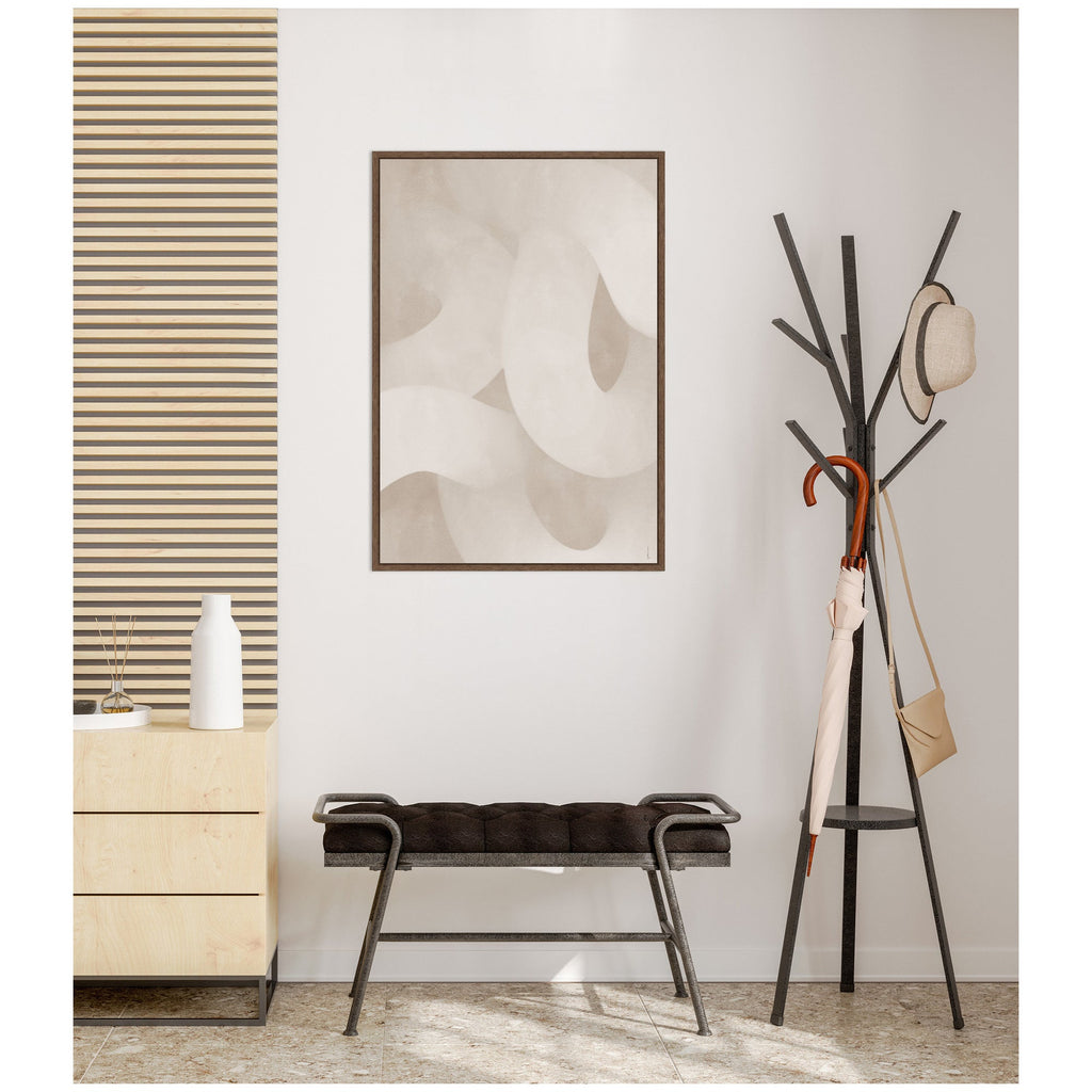 Organic Movement by Gabrielly Guedes Framed Canvas Wall Art Print