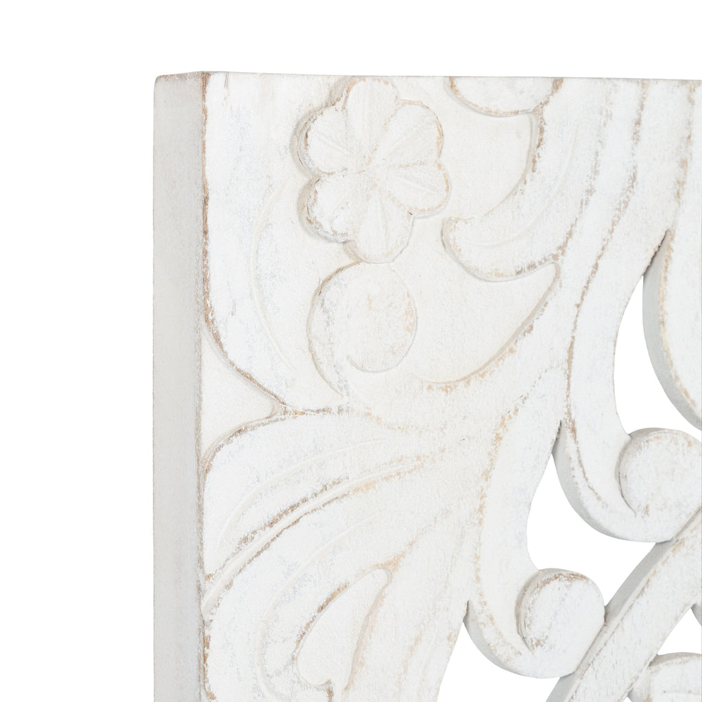 Saanvi Carved Wood Wall Art Set