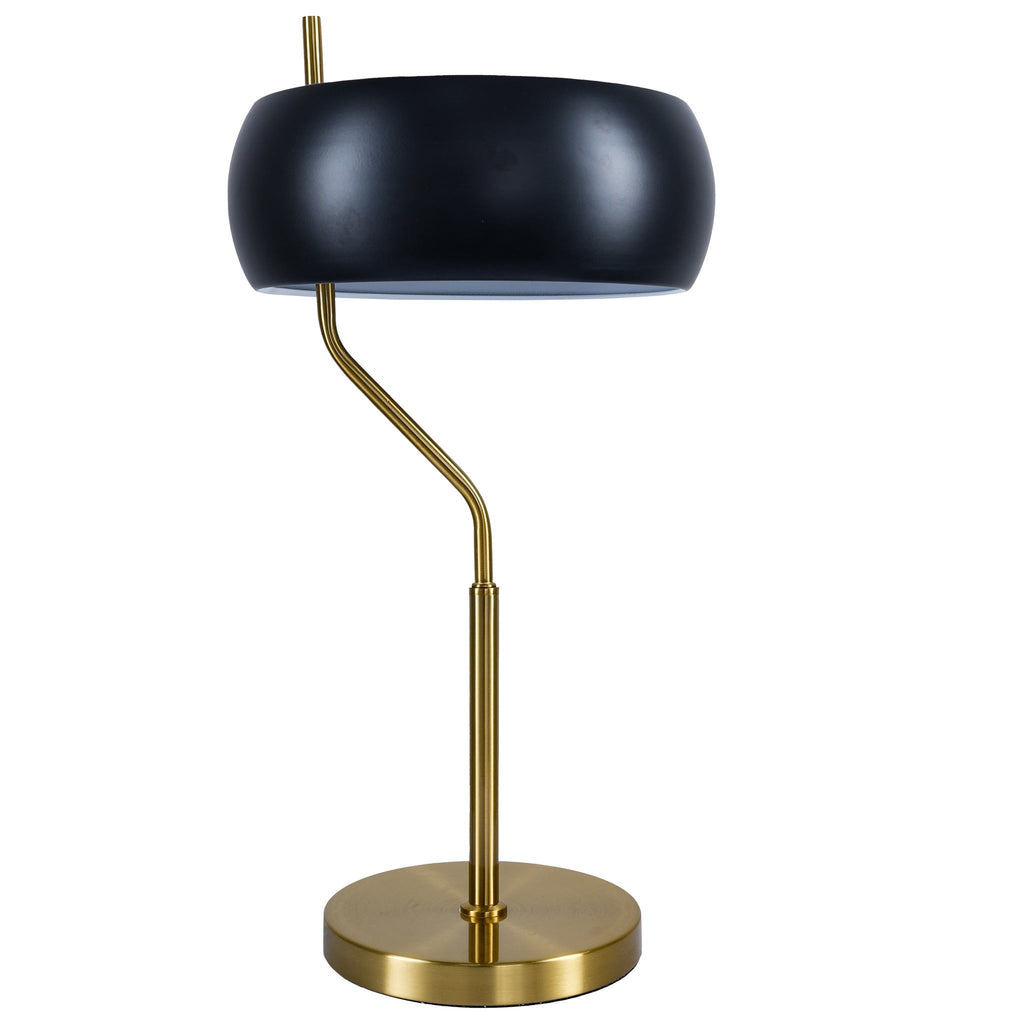 Black & Gold Minimalist Table Lamp