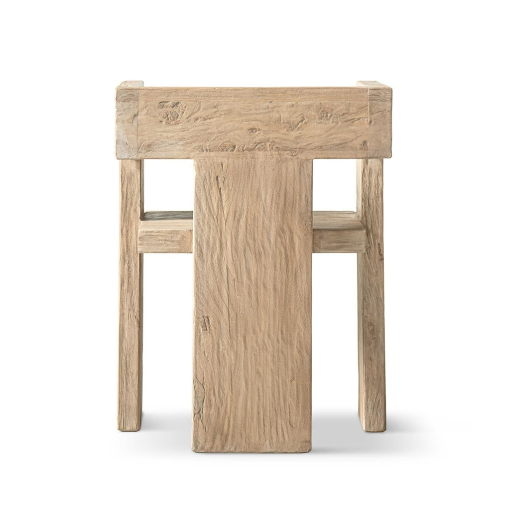 Avenel Sculptural Reclaimed Elm Accent Chair