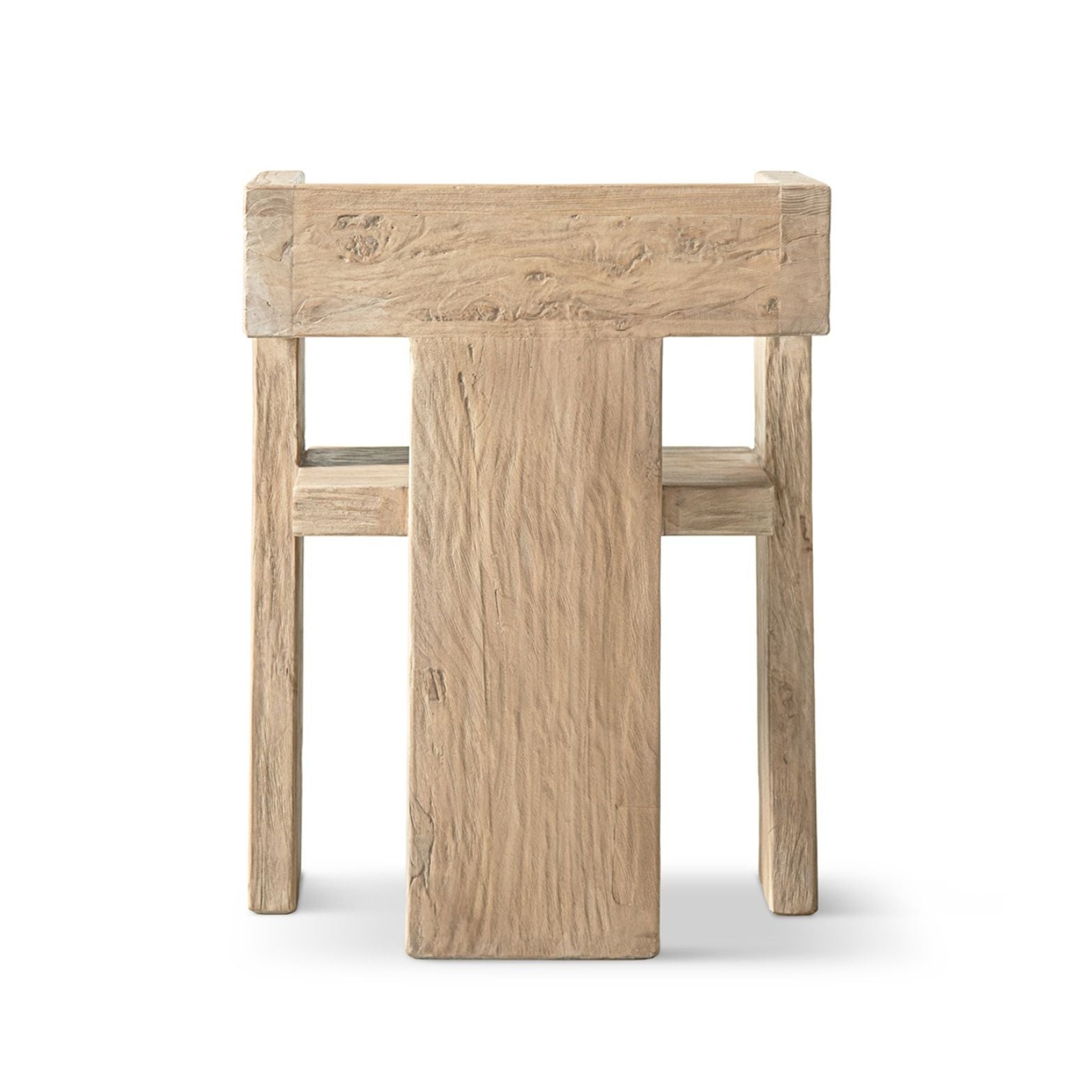 Avenel Sculptural Reclaimed Elm Accent Chair