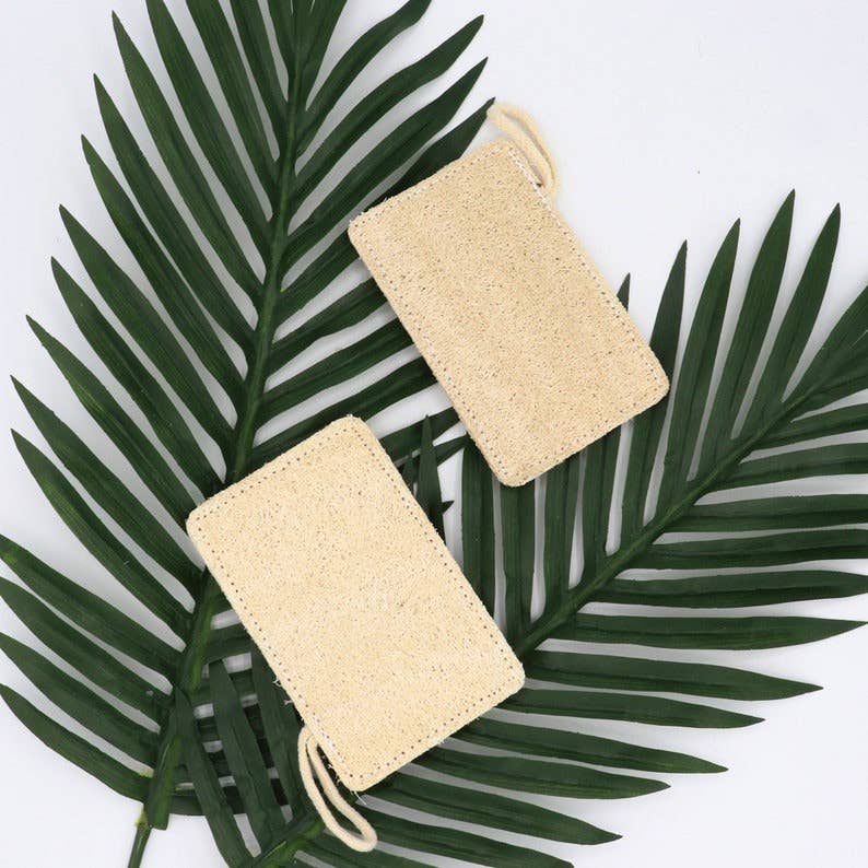 Natural Loofah Pad 2-Pack