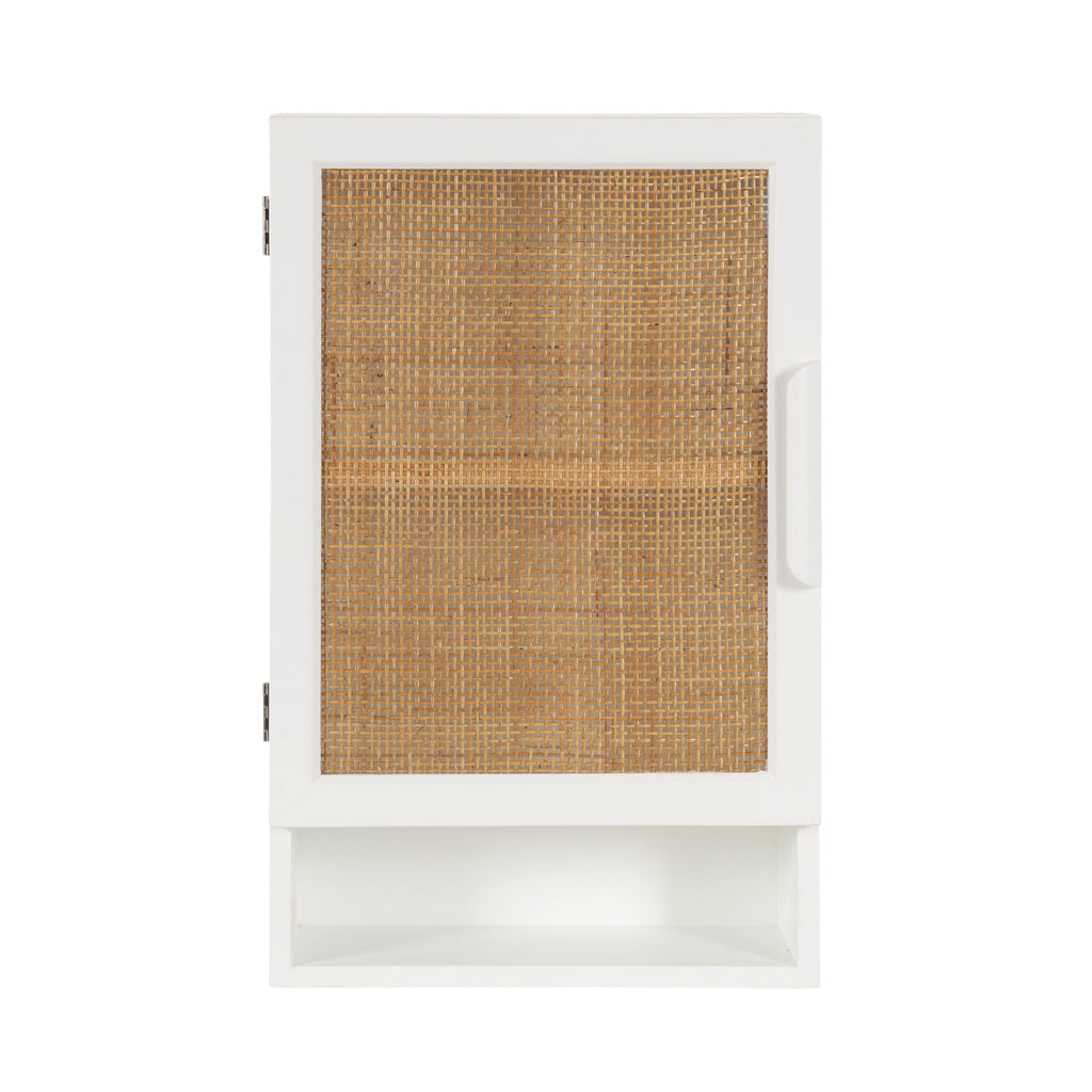 Ori Rattan Wall Cabinet with Cubby
