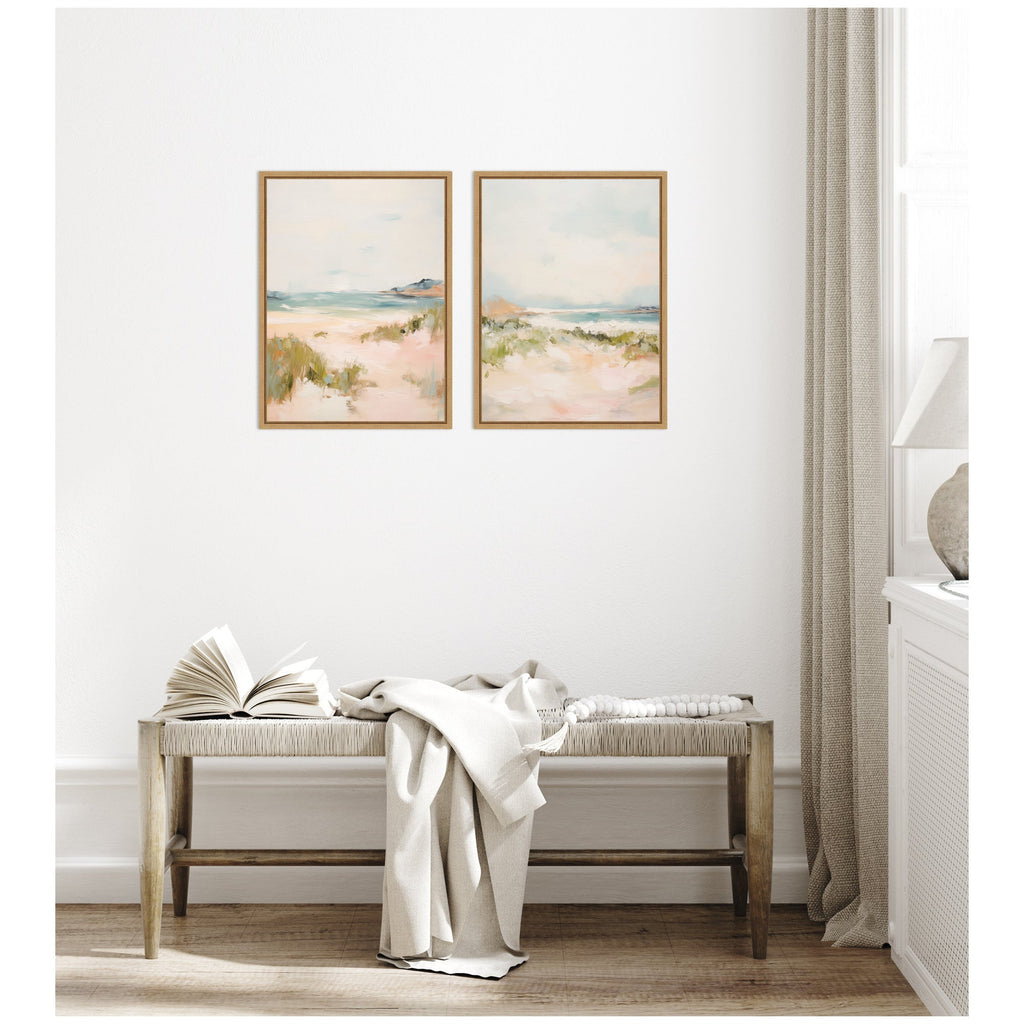 Tranquil Landscape 2 Piece Framed Canvas Wall Art Set by Amy Lighthall