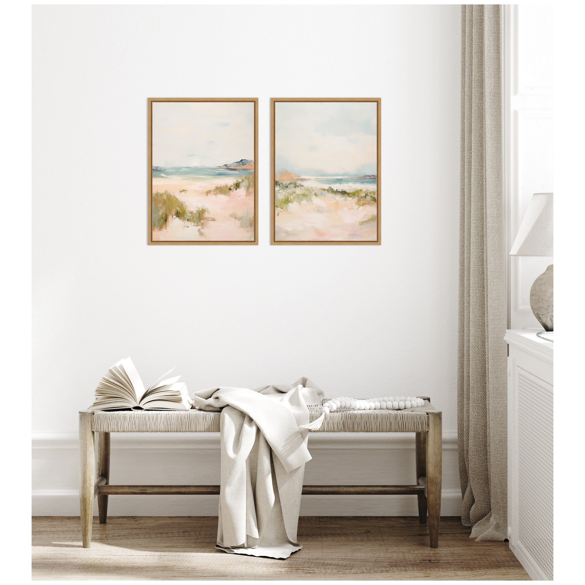 Tranquil Landscape 2 Piece Framed Canvas Wall Art Set by Amy Lighthall