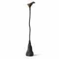 Calla Lily Iron Candlestick — Handcrafted Sculptural Candleholder (19”)