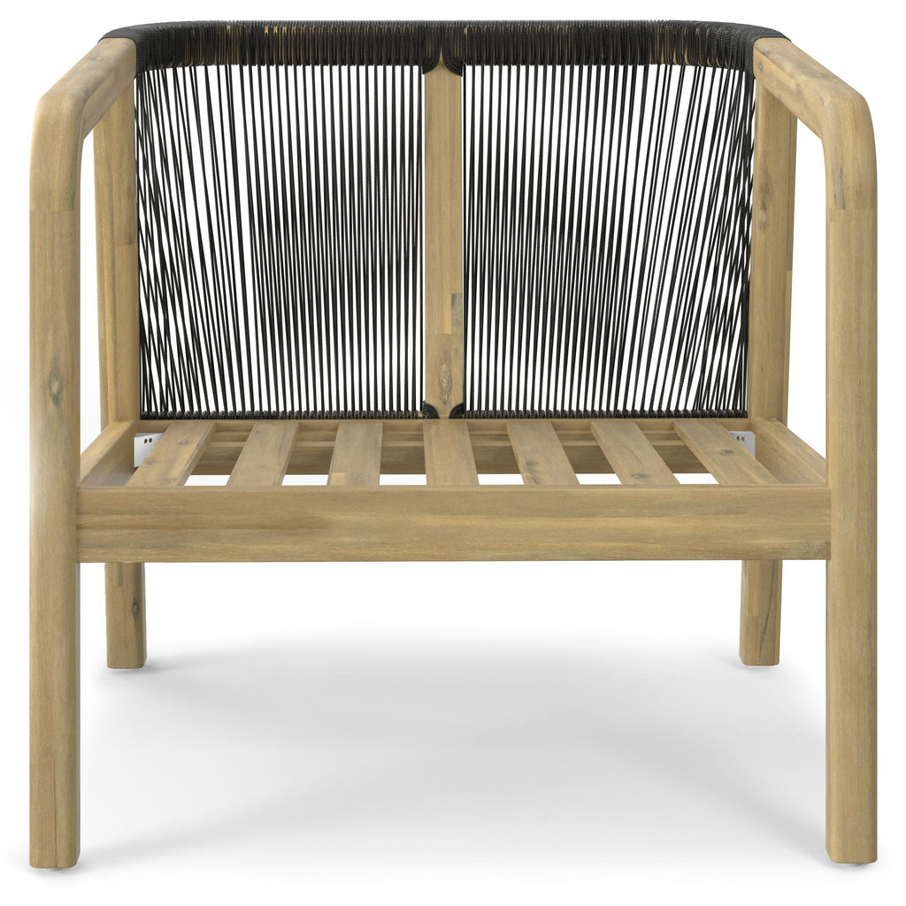 Palmetto - Outdoor Conversation Chair (Set of 2) - Stone Gray
