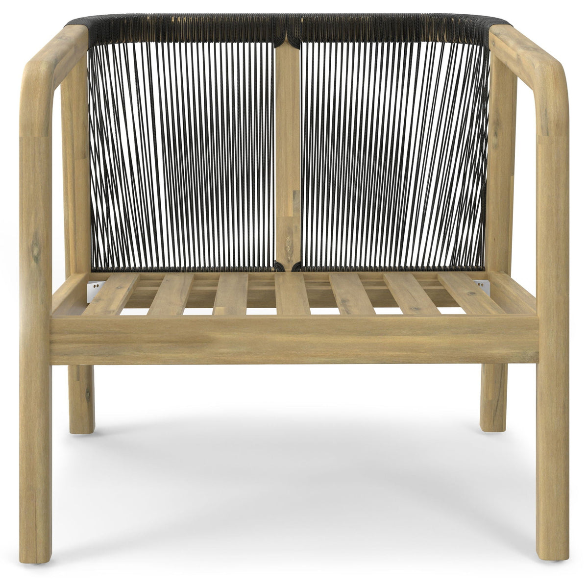 Palmetto - Outdoor Conversation Chair (Set of 2) - Stone Gray