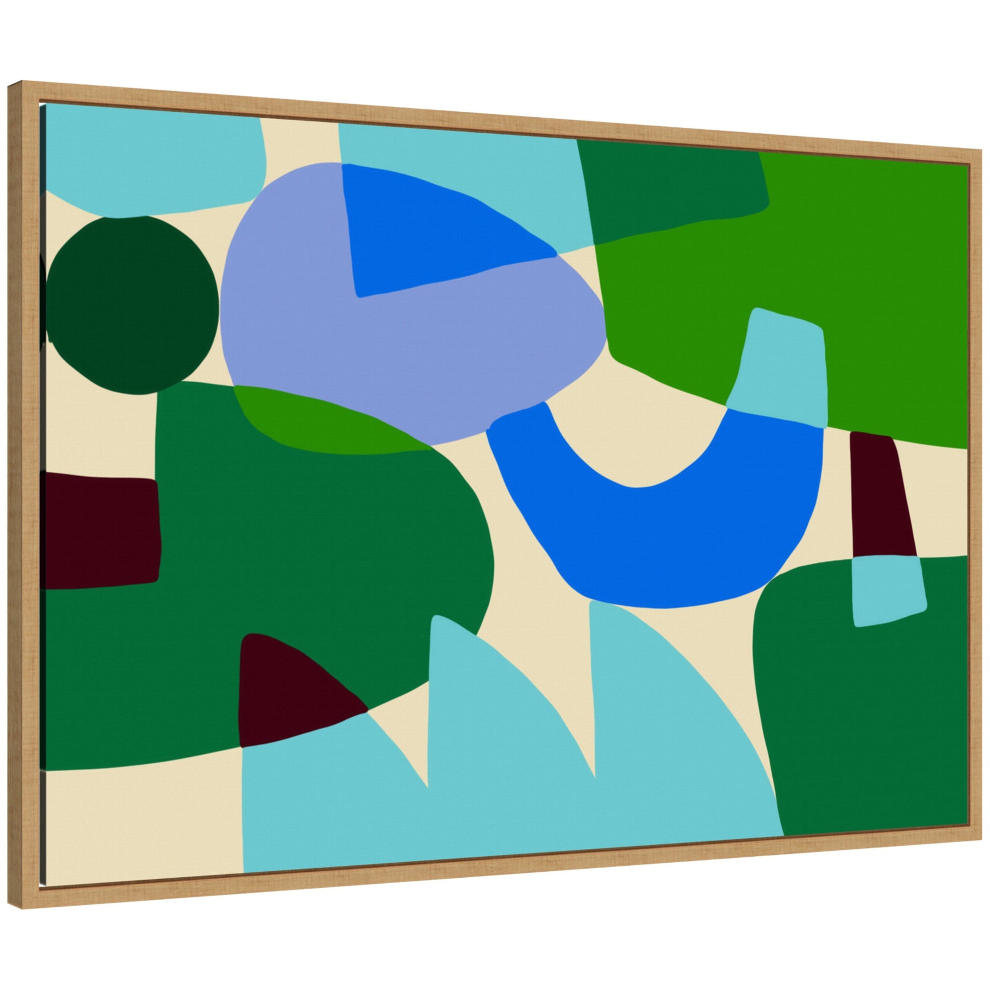 Composition II by Teresa Rego Framed Canvas Wall Art Print