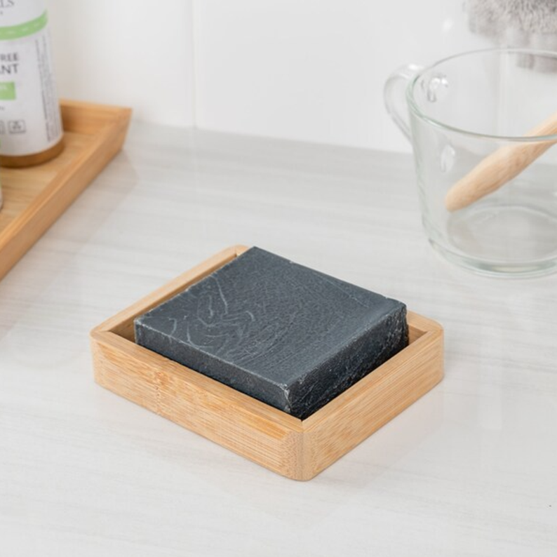 Slotted Wood Soap Bar Dish