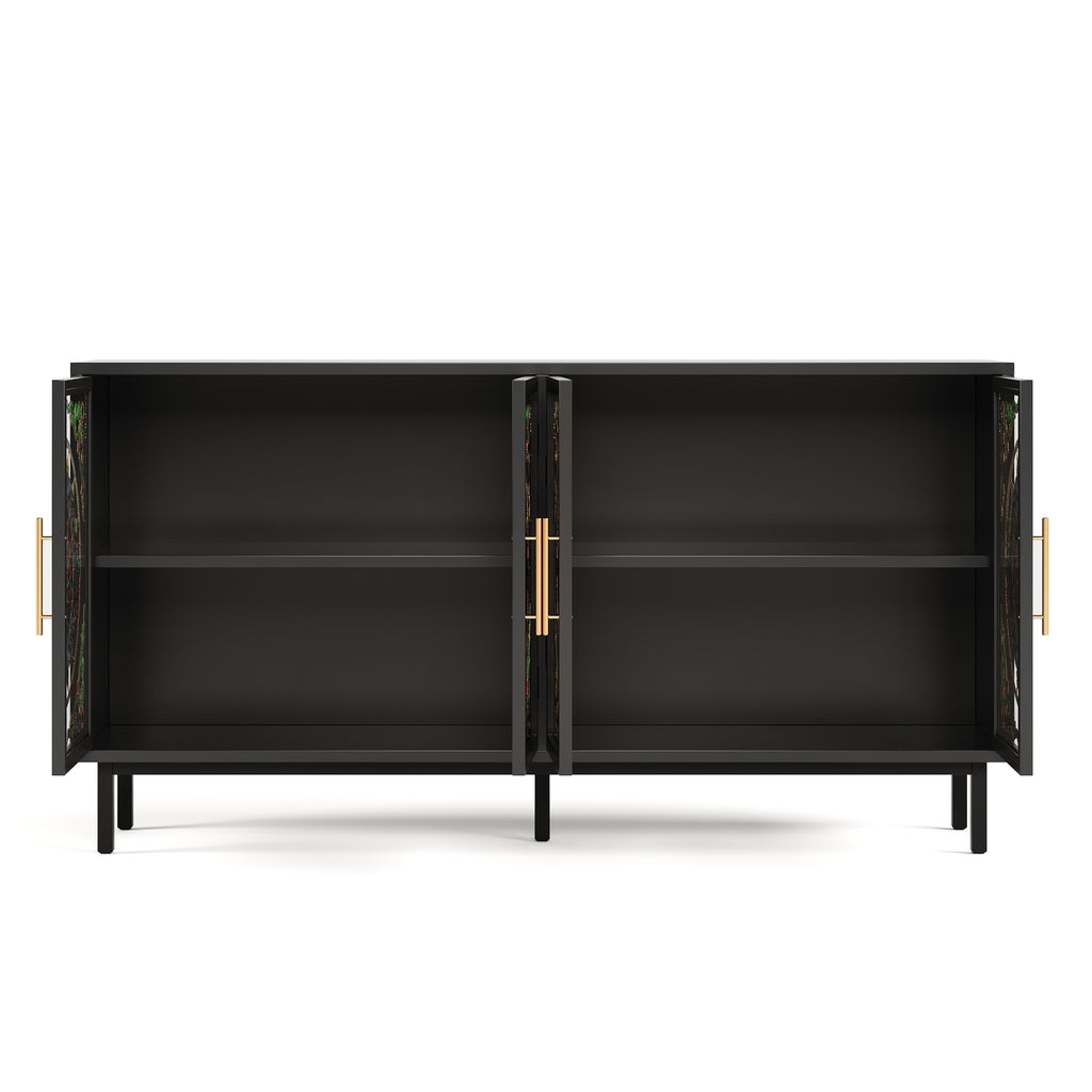 Decorative Cabinet with 4 Doors
