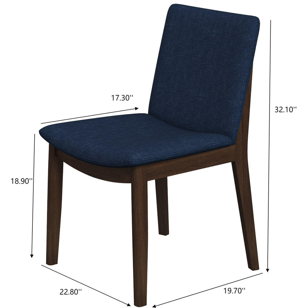 Laura Curved-Back Dining Chairs - Set of 2