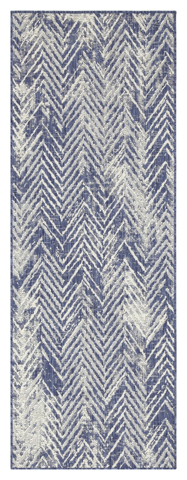 Sunshine 5'3" x 7'3" Indoor/Outdoor Area Rug - Blue