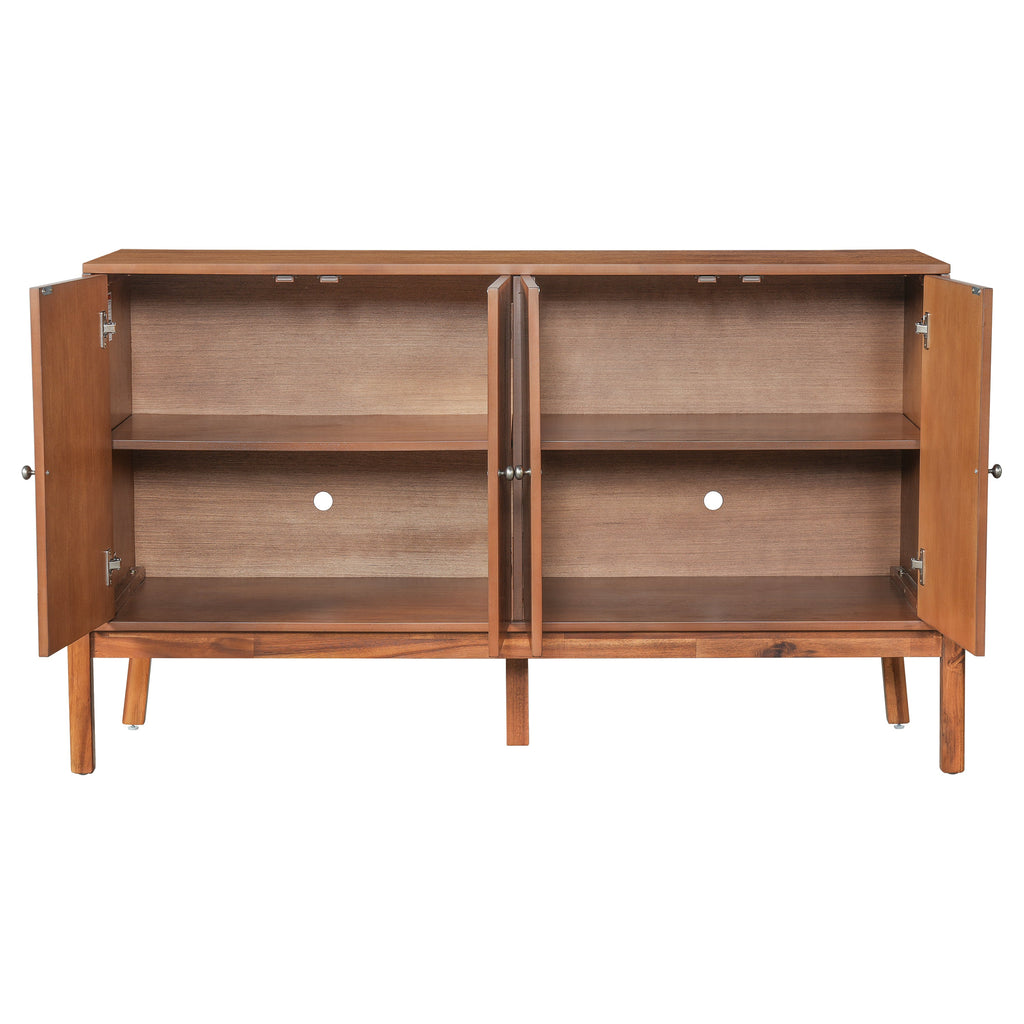 Vintage Sideboard Buffet Cabinet, 56.8" W x 18" D x 34.2" H