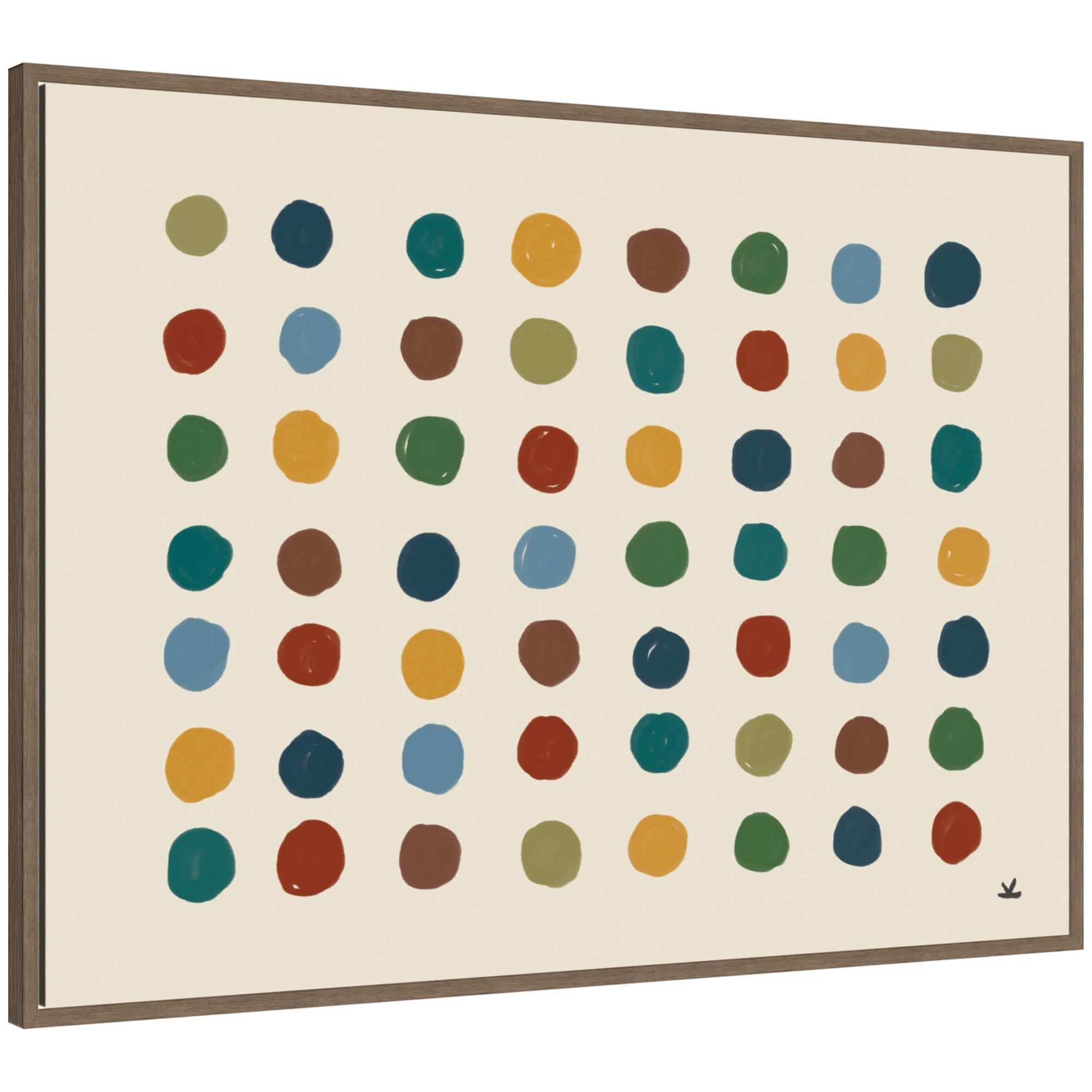 Meditation No. 3 by Kelly Knaga Framed Canvas Wall Art Print