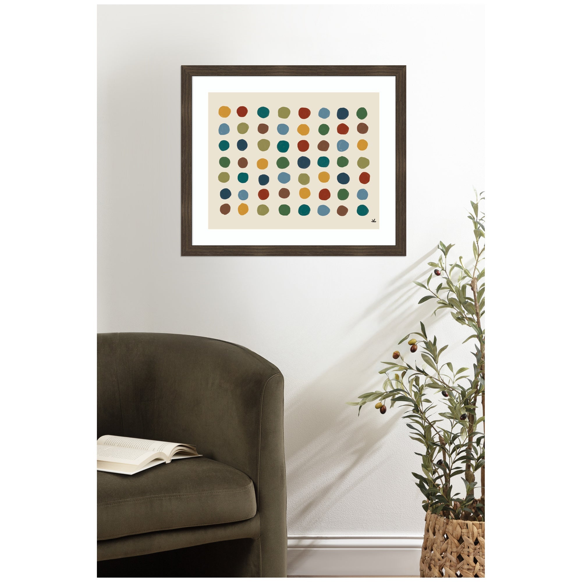 Meditation No. 3b by Kelly Knaga Framed Wall Art Print