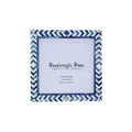 Poster Frames Taj Pattern Bone, Resin Inlay, Blue, 5 Sizes
