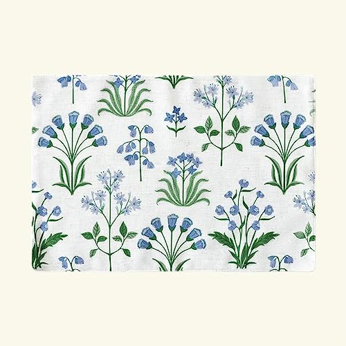 Fennco Styles Floral Print Design Everyday Table Runner 13" W x 71" L - Summer Flower Table Cover for Home Décor, Dining Table, Banquet, Holiday and Family Gatherings