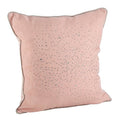 Fennco Styles Shimmering Rhinestone Crystal Down Filled Pillow (18"x18", Pink)