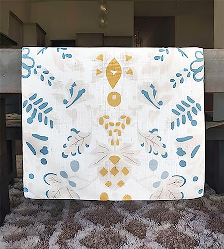Fennco Styles Floral Print Design Everyday Table Runner 13" W x 71" L - Summer Flower Table Cover for Home Décor, Dining Table, Banquet, Holiday and Family Gatherings