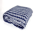 Fennco Styles Wheat Pattern Plush Extra Warm and Soft Throw Blanket 59" W x 79" L - Grey Flannel Fleece Large Blanket for Couch, Bedroom, Living Room Décor