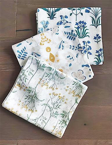 Fennco Styles Floral Print Design Everyday Table Runner 13" W x 71" L - Summer Flower Table Cover for Home Décor, Dining Table, Banquet, Holiday and Family Gatherings