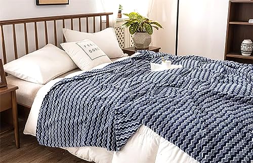Fennco Styles Wheat Pattern Plush Extra Warm and Soft Throw Blanket 59" W x 79" L - Grey Flannel Fleece Large Blanket for Couch, Bedroom, Living Room Décor