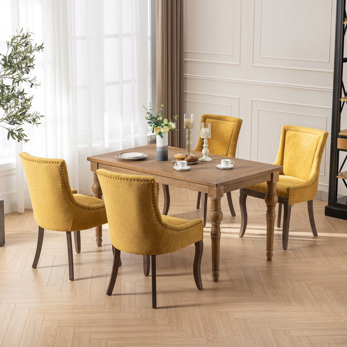 Ultra Upholstered Dining Chairs — Set of 2, Color Options