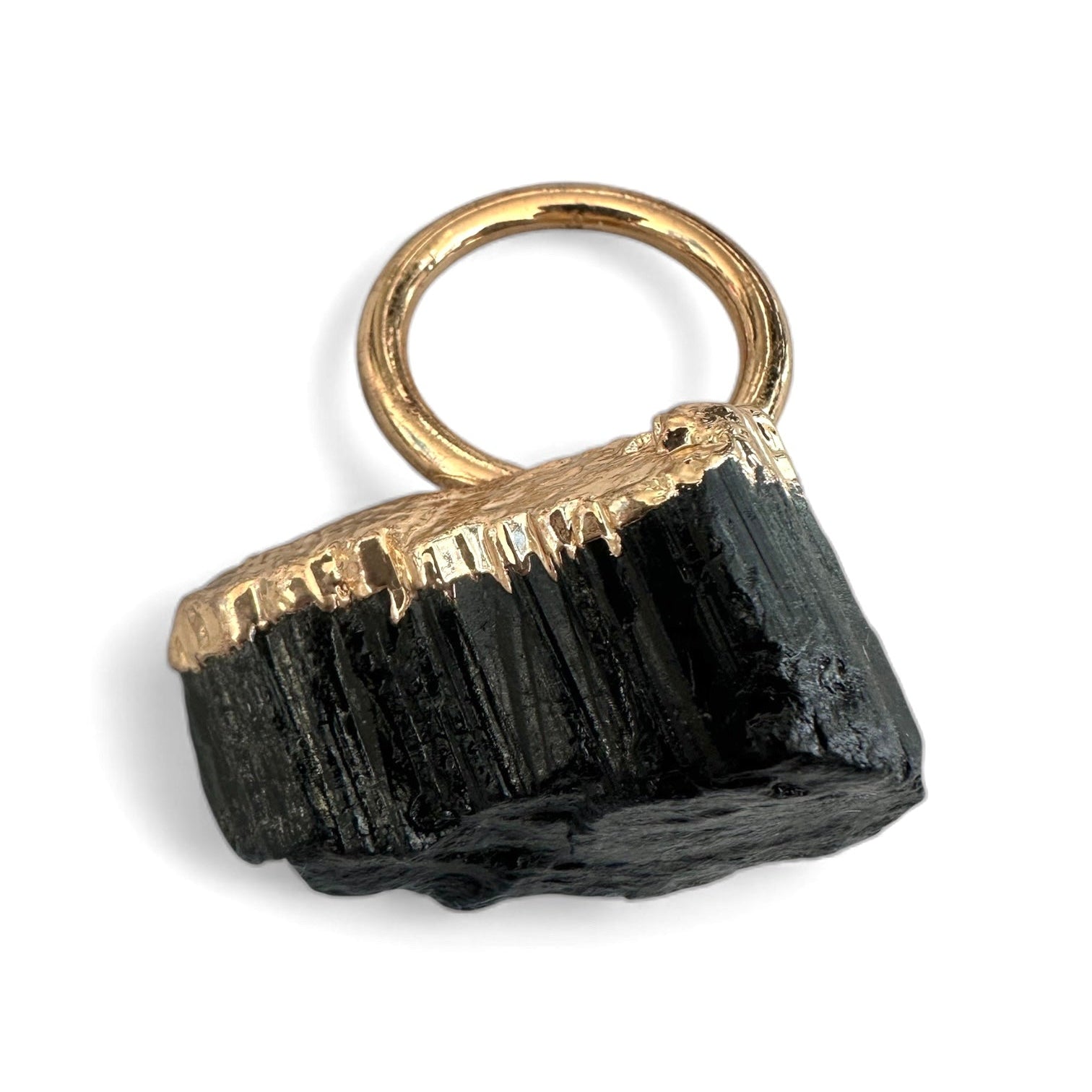 Black Tourmaline Napkin Rings (Set of 2)