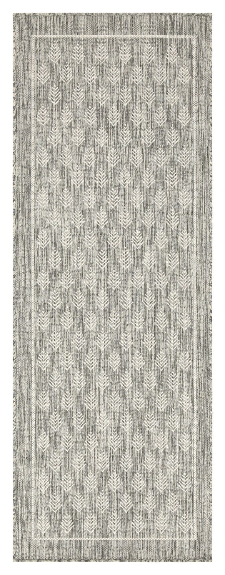 Sunshine 5'3" x 7'3" Indoor/Outdoor Area Rug - Silver