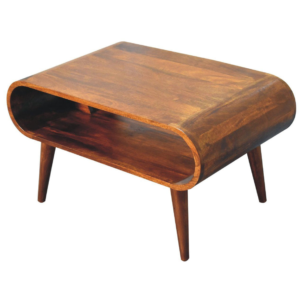 Open Mango Wood Coffee Table