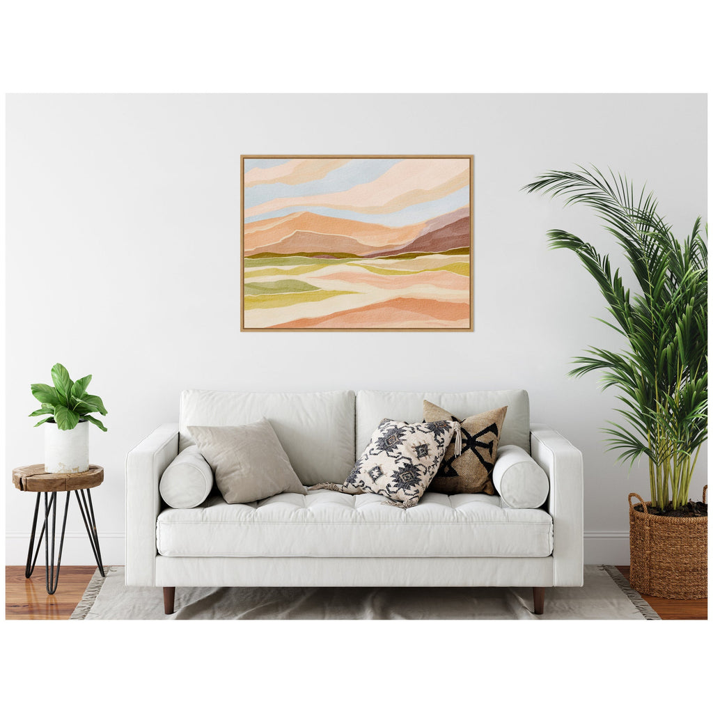 Sylvie Desert Dreams Framed Canvas by Nikita Jariwala