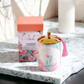 Vintage Floral Candle Set