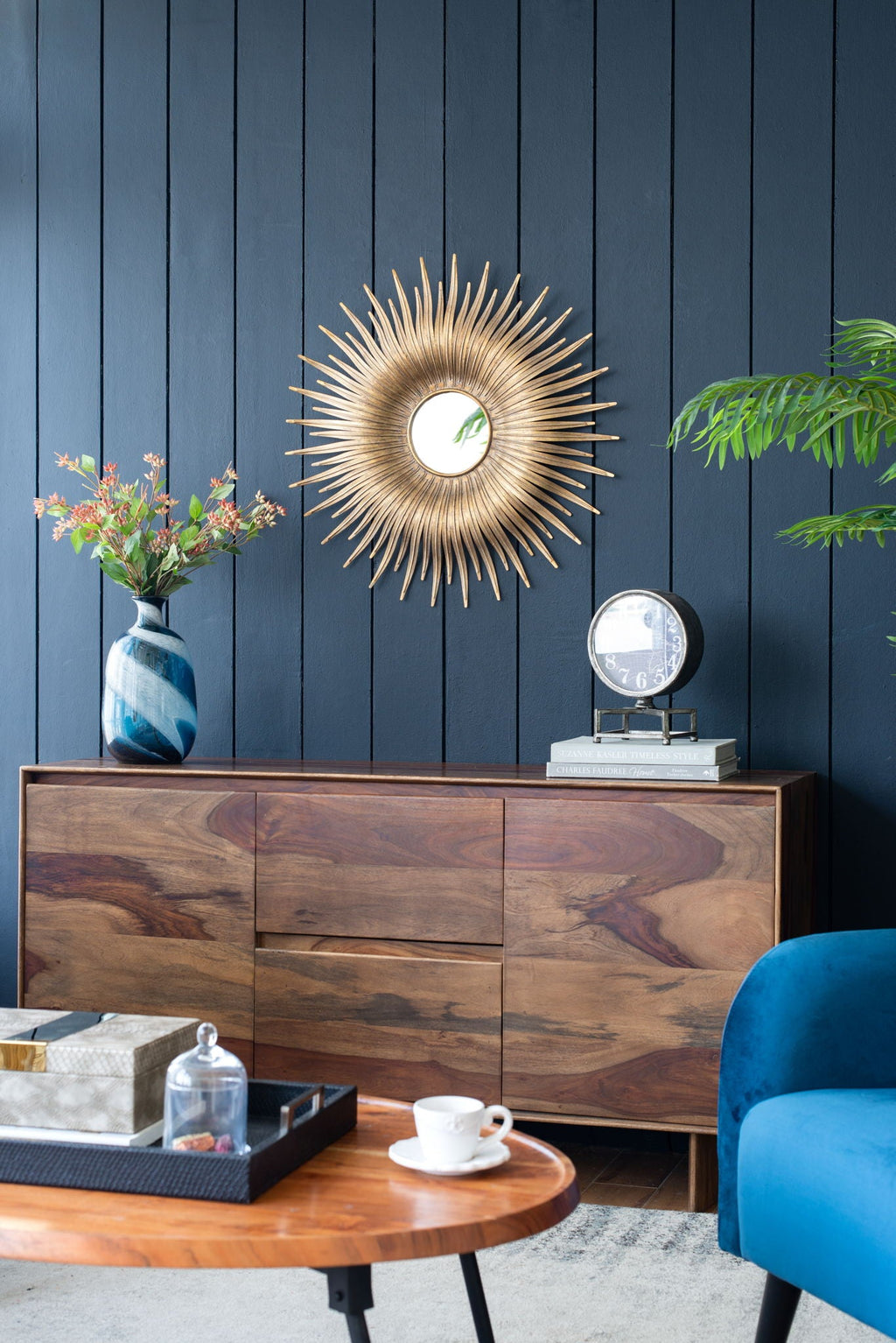 Gilt Sunburst Wall Mirror
