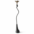 Jasmine in Bloom Candlestick — Handmade Sculptural Iron Candleholder (20”)