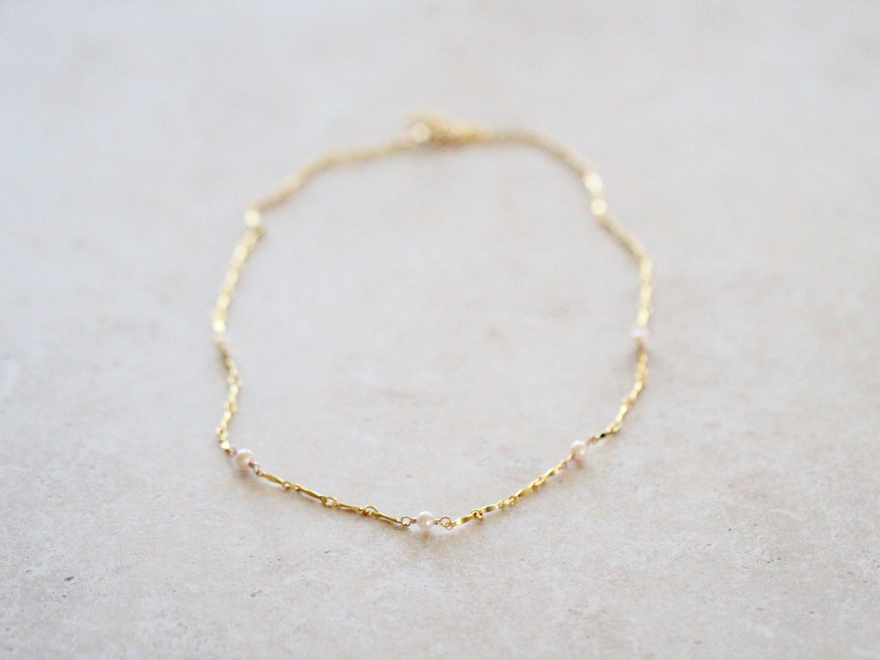 Scalloped Pearl Choker