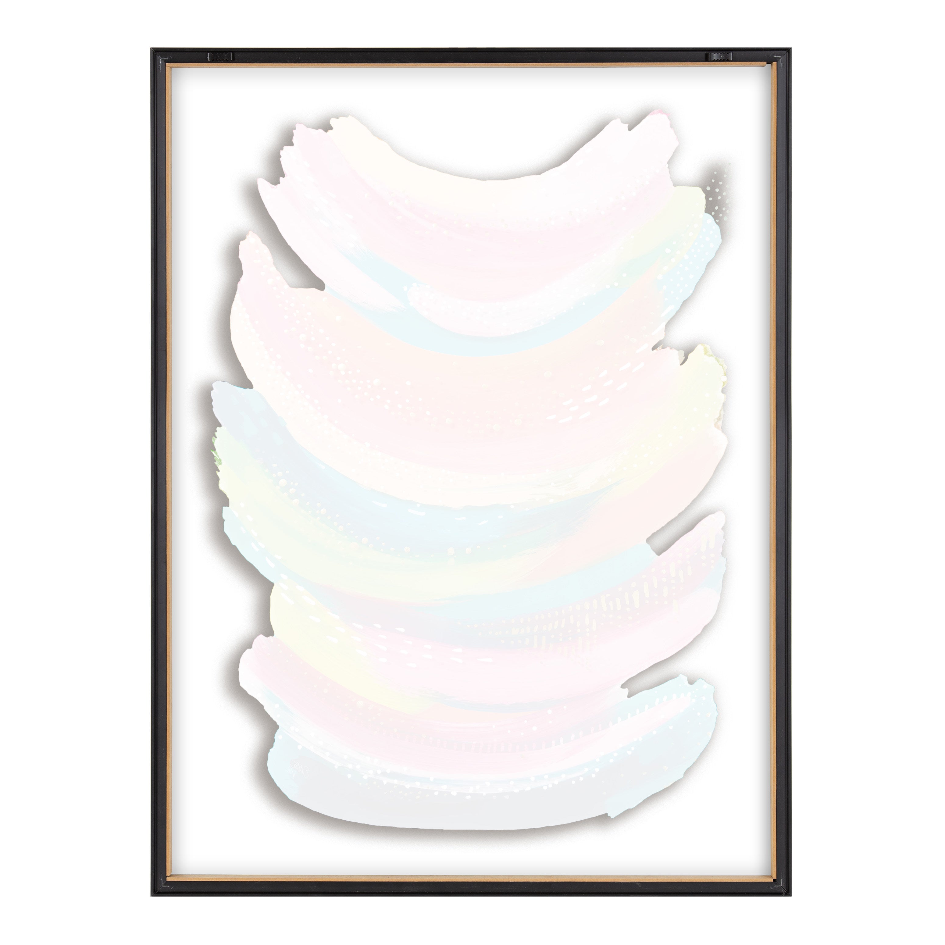 Blake Bright Abstract Framed Printed Art by Jessi Raulet of Ettavee