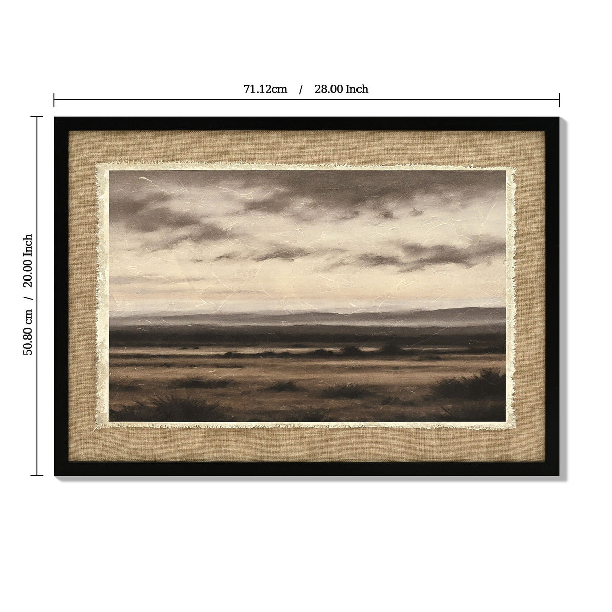 Vintage Wilderness Landscape Framed Wall Art