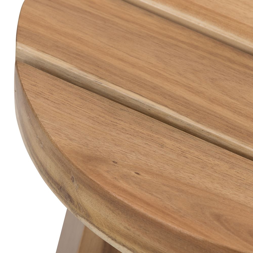 Round Solid Acacia Table