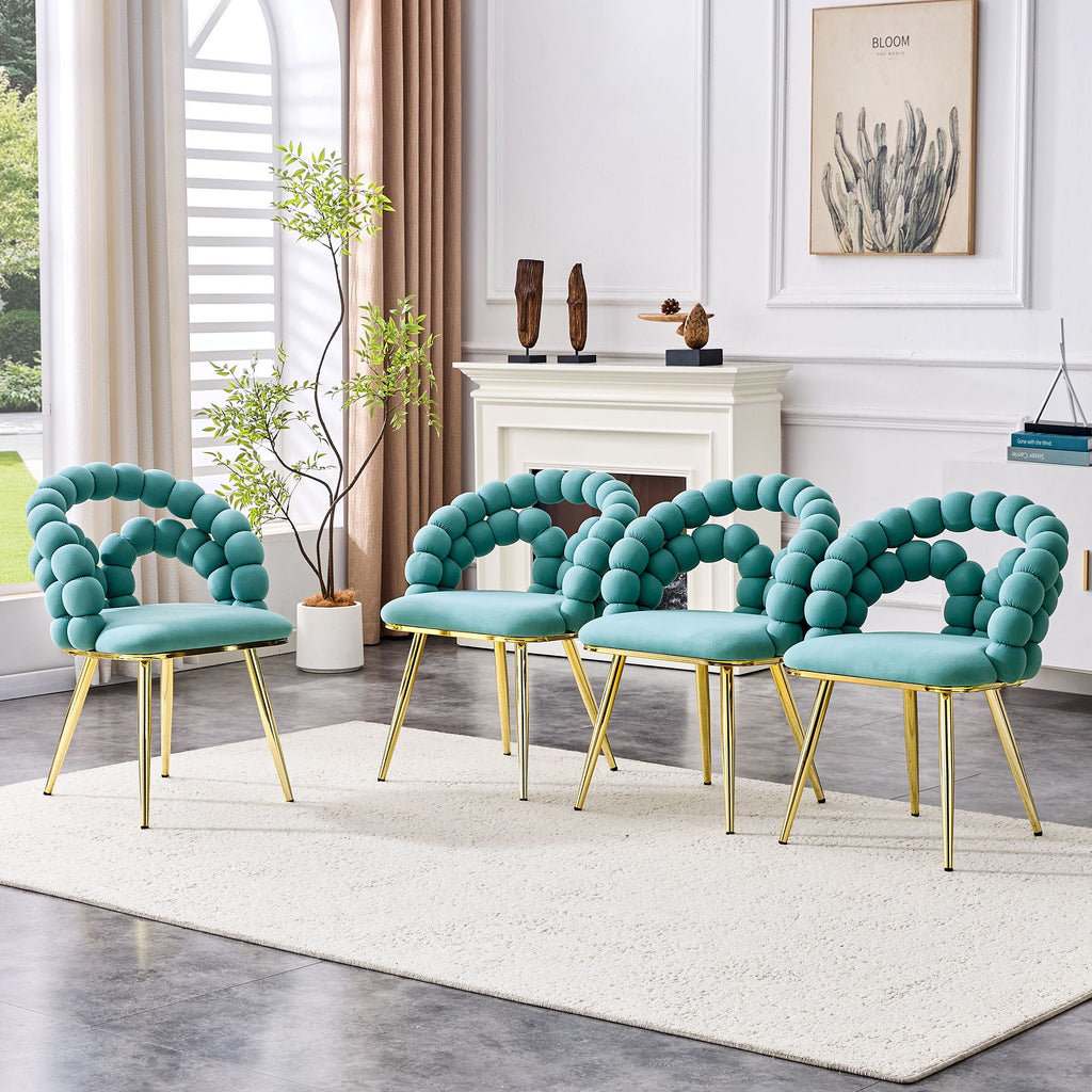 Puffy Bubble Dining Chairs — Set of 2