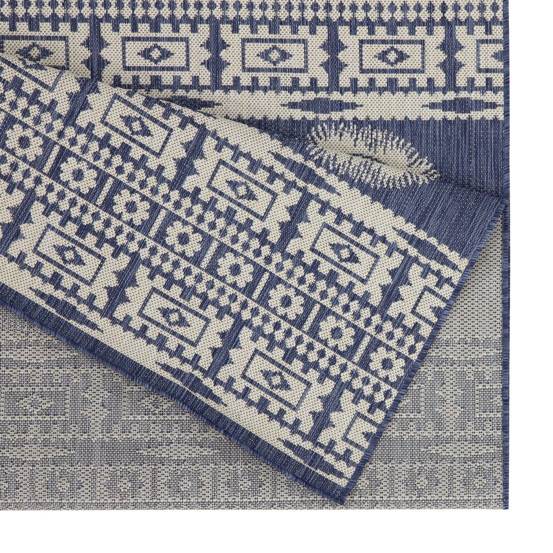 Sunshine 5'3" x 7'3" Indoor/Outdoor Area Rug - Blue
