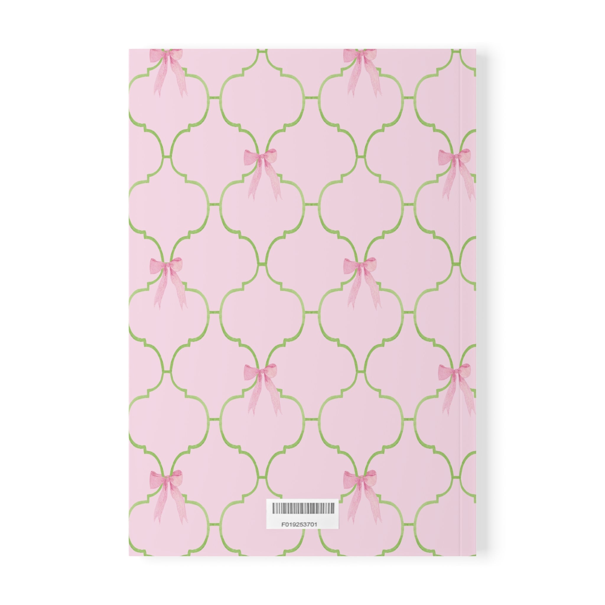 Watercolor Bow Softcover Notebook