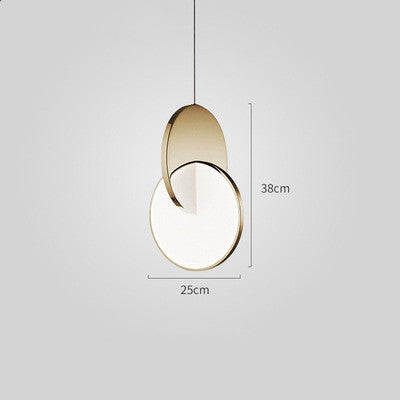 Sculptural Metal Pendant & Table Lamp