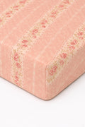 Pink Rose Crib Sheet