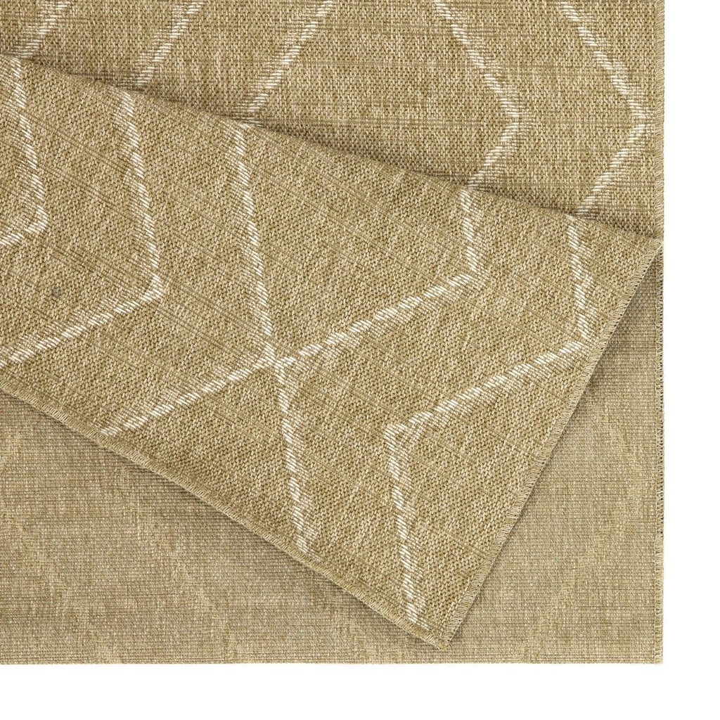 Earth 5'3" x 7'3" Indoor/Outdoor Area Rug - Jute/White